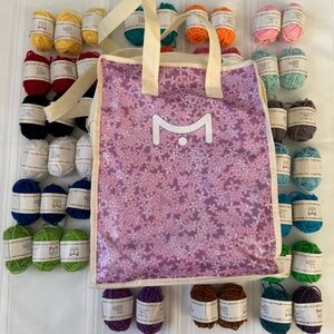 Mira Handcrafts Miniatures Bag with Yarn Skeins